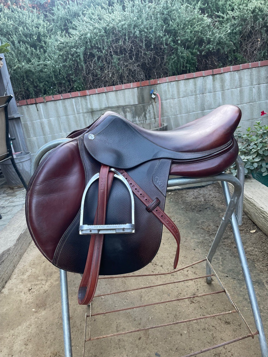 CWD saddle 17.5 seat, grain calf leather