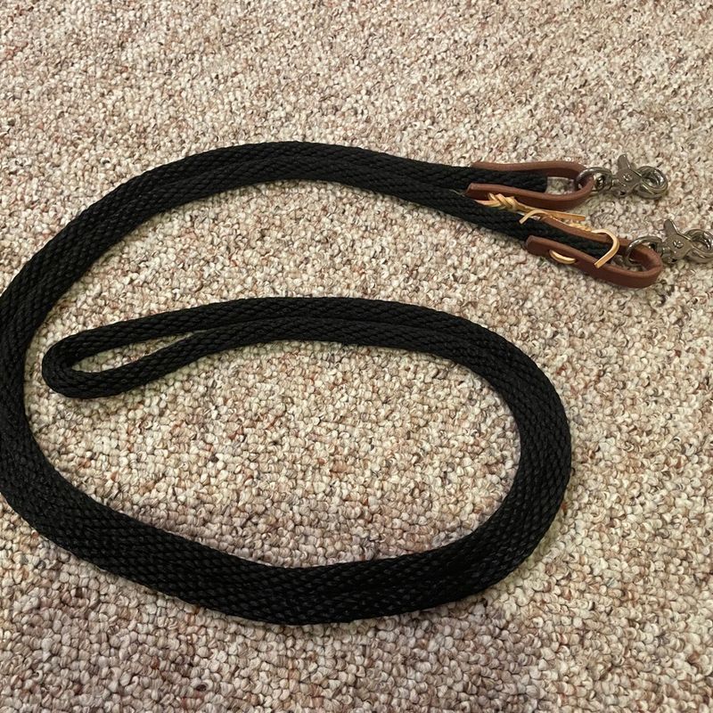Weaver Leather Black poly reins