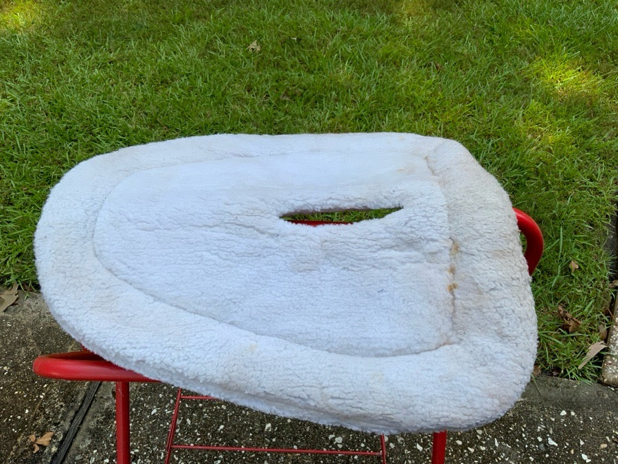 White Half Pad