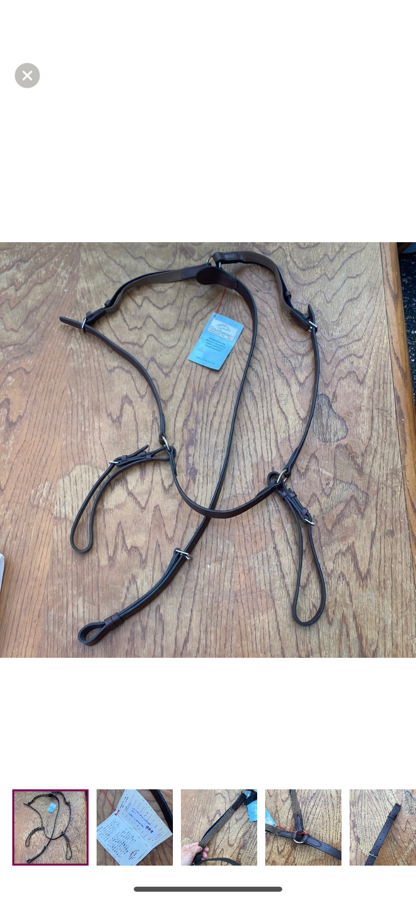 NEW NWT Courbette 3 Point Elastic Breastplate Horse Size