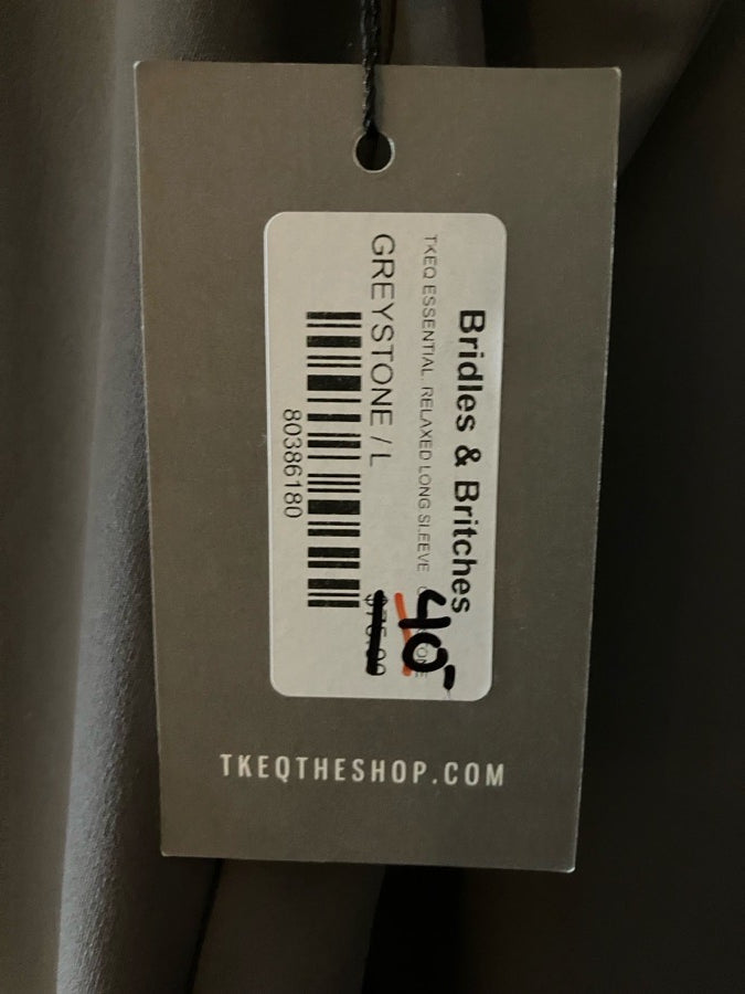 TKEQ TKEQ long sleeve tech top L/XL Greystone NEW (3)