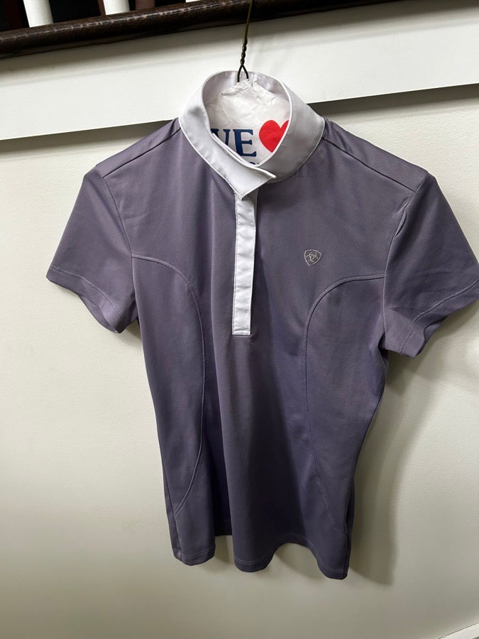 Purple Ariat show shirt