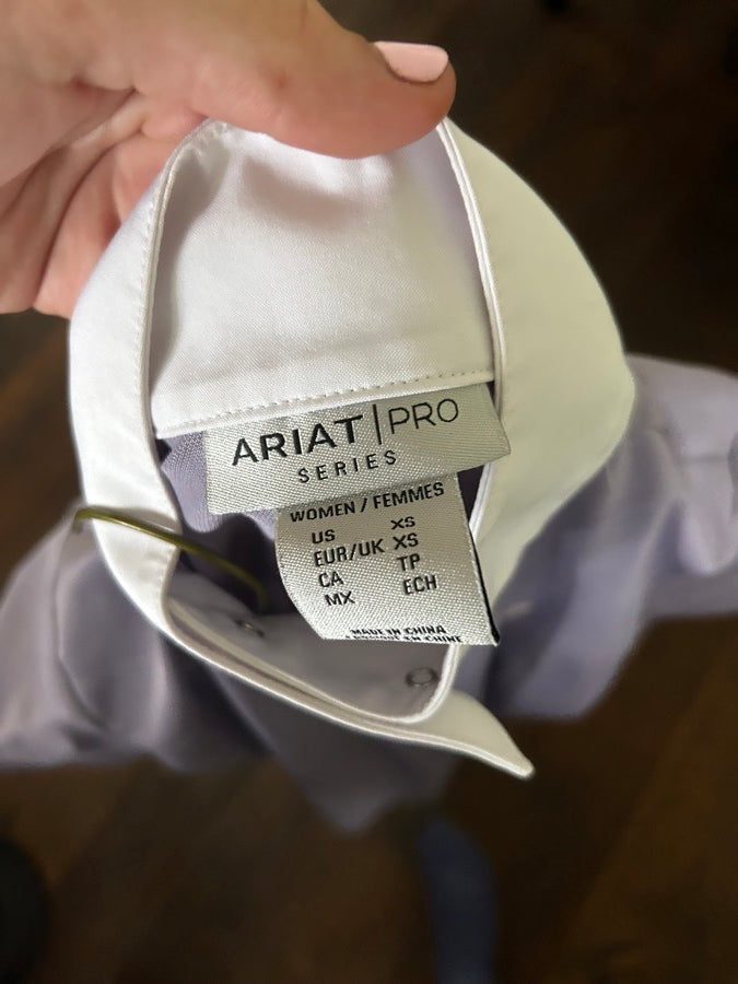 ARIAT Purple Ariat show shirt (7)