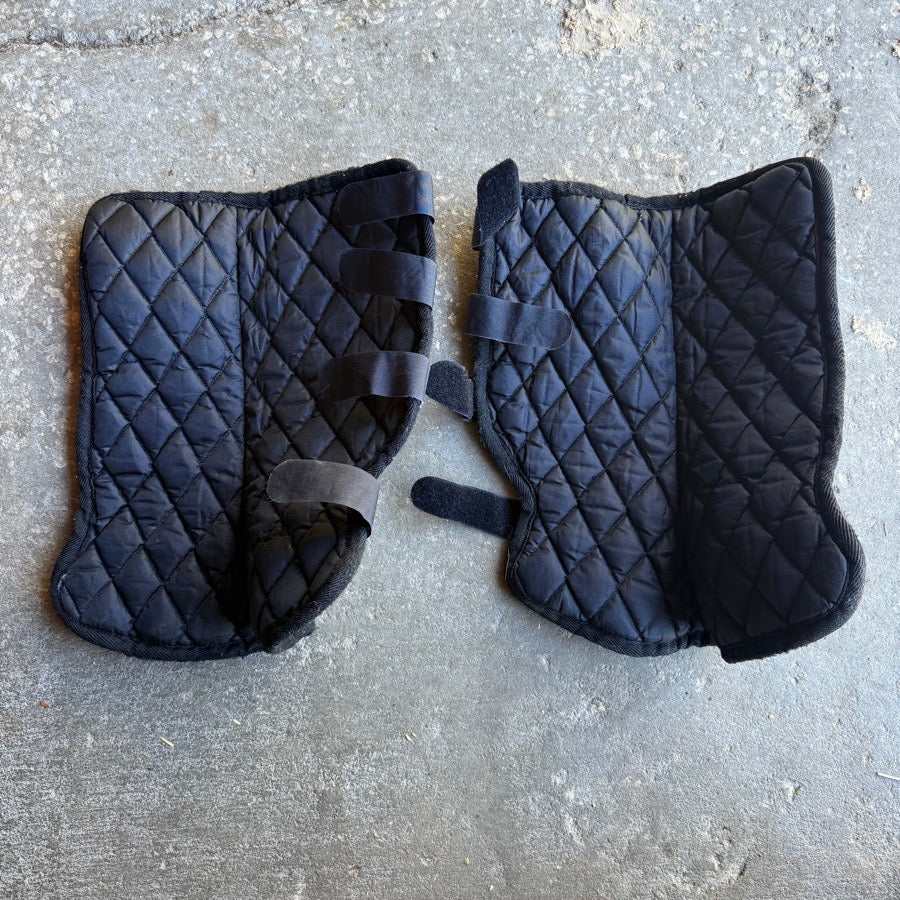 Black 14” Toklat Padded Set Of Horse Shipping Boots. Good Condition.