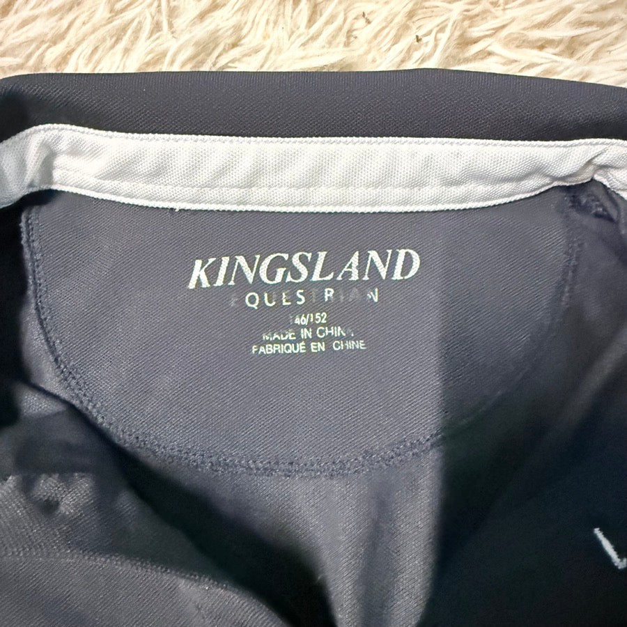 KINGSLAND Child’s Size 146/152 Black Kingsland Short Sleeve Horseback Riding Polo Shirt (4)