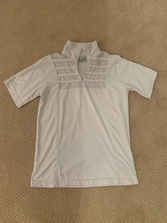 Equisite white riding shirt. Women’s XS