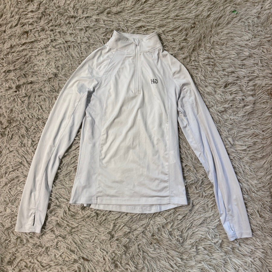 HORSEWARE IRELAND Women’s XS White Horseware Long Sleeve Horseback Riding Sunshirt