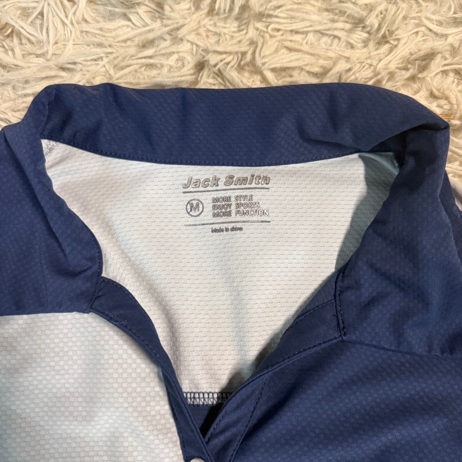 JACK SMITH Women’s Medium Blue/ White Jack Smith Long Sleeve Horseback Riding Sunshirt (4)