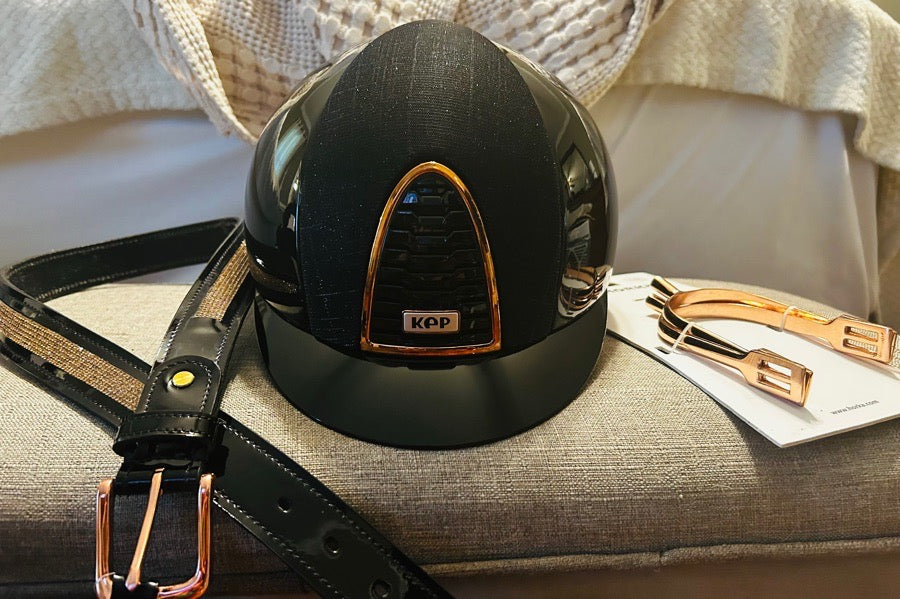 NEW KEP helmet large shell rose gold