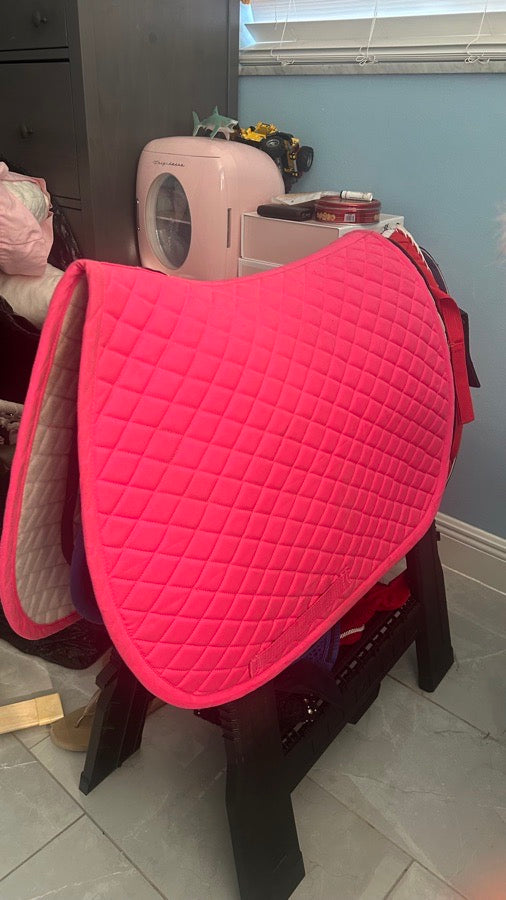 TUFFRIDER Hot pink saddle pad