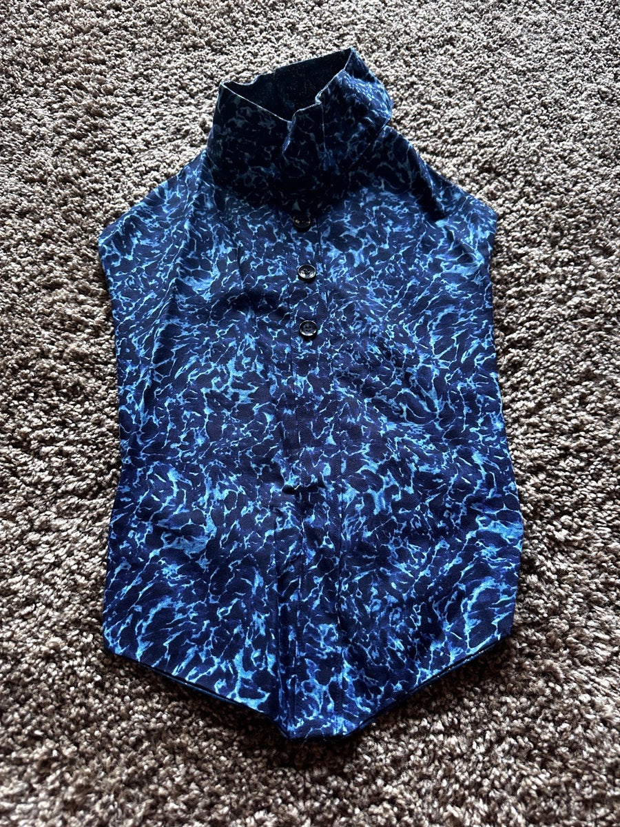 Dark blue reservable dickie