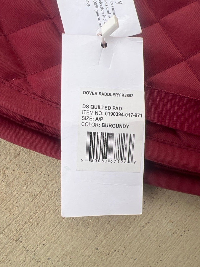 DOVER SADDLERY Dover saddle pad (4)
