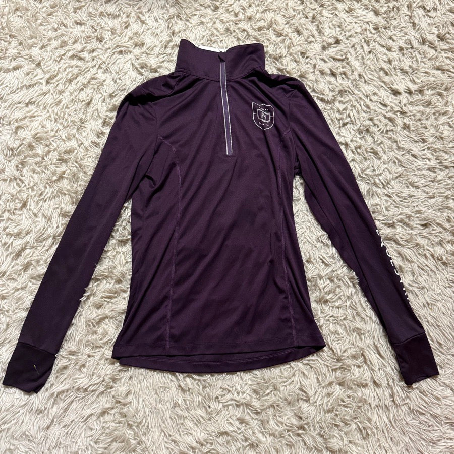 ALAMO SADDLERY Women’s Medium Purple Noel Asmar Long Sleeve Horseback Riding Sunshirt