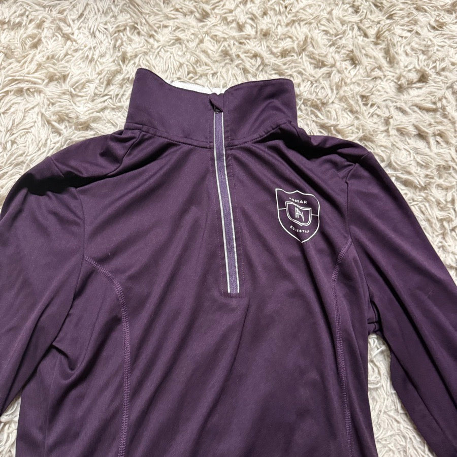 ALAMO SADDLERY Women’s Medium Purple Noel Asmar Long Sleeve Horseback Riding Sunshirt (2)