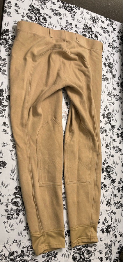 26R SAXON Ladies Knee Patch Pull-On Breeches