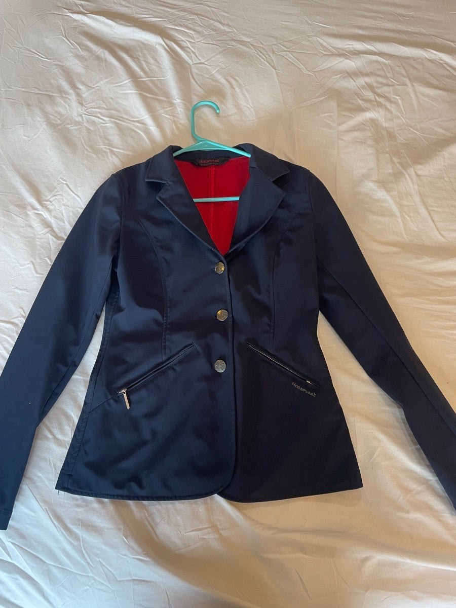 HORSEWARE IRELAND Horseware navy show coat