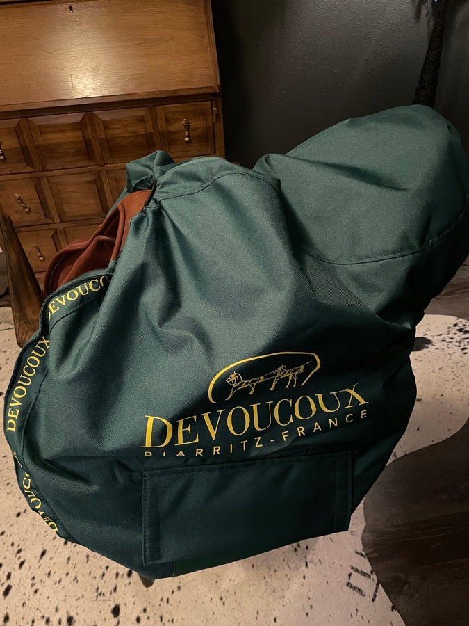 DEVOUCOUX BRAND NEW Devoucoux Biarritz LAB Saddle 17.5” Full Buffalo (7)