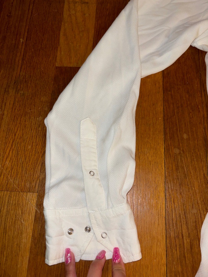 Winter white show shirt