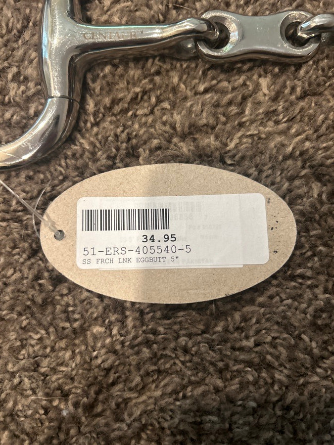 CENTAUR Eggbutt French link 5” bit (2)