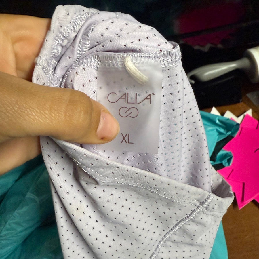 Other Women’s XL Light Grey Cali Mesh Active Horseback Riding Golf Sunshirt (4)