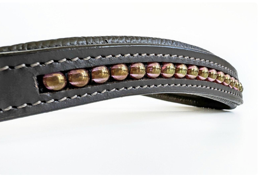 Other Iridescent Rose Beaded Browband (5)