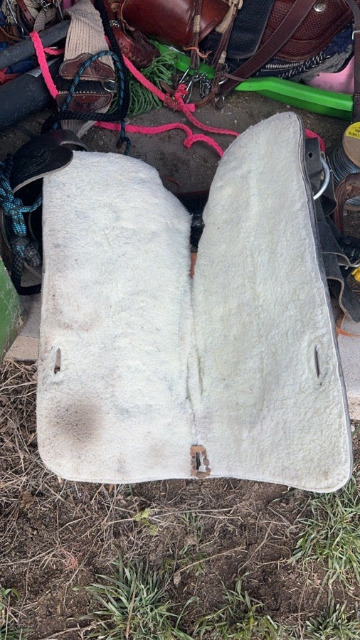 Western handmade saddle