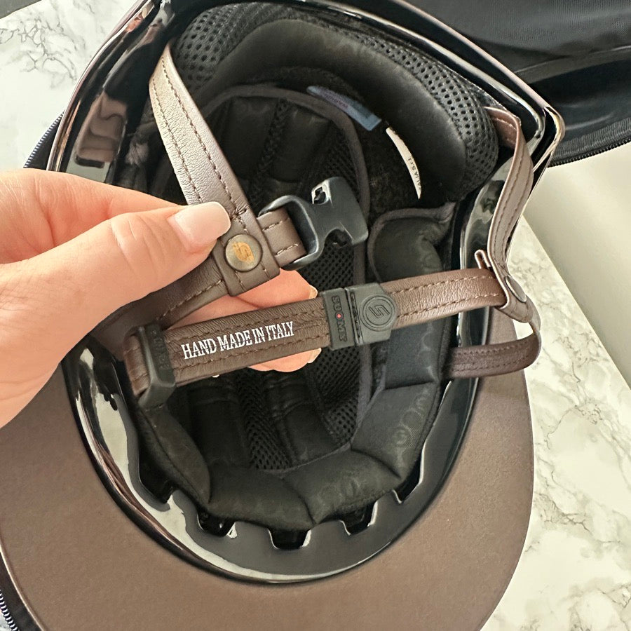 Suomy Apex Helmet - Size 7 - Large Brim - Chrome Brown Matte