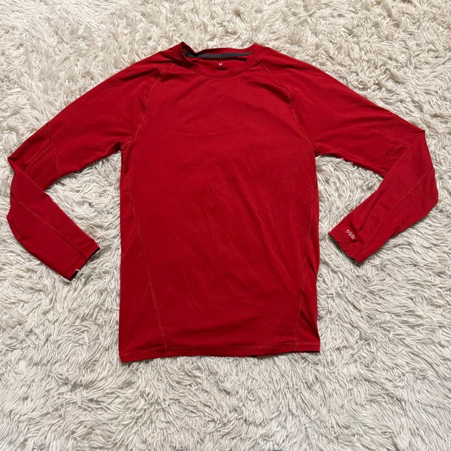 Women’s Medium Red DSG Long Sleeve Horseback Riding Sunshirt. Good Condition.