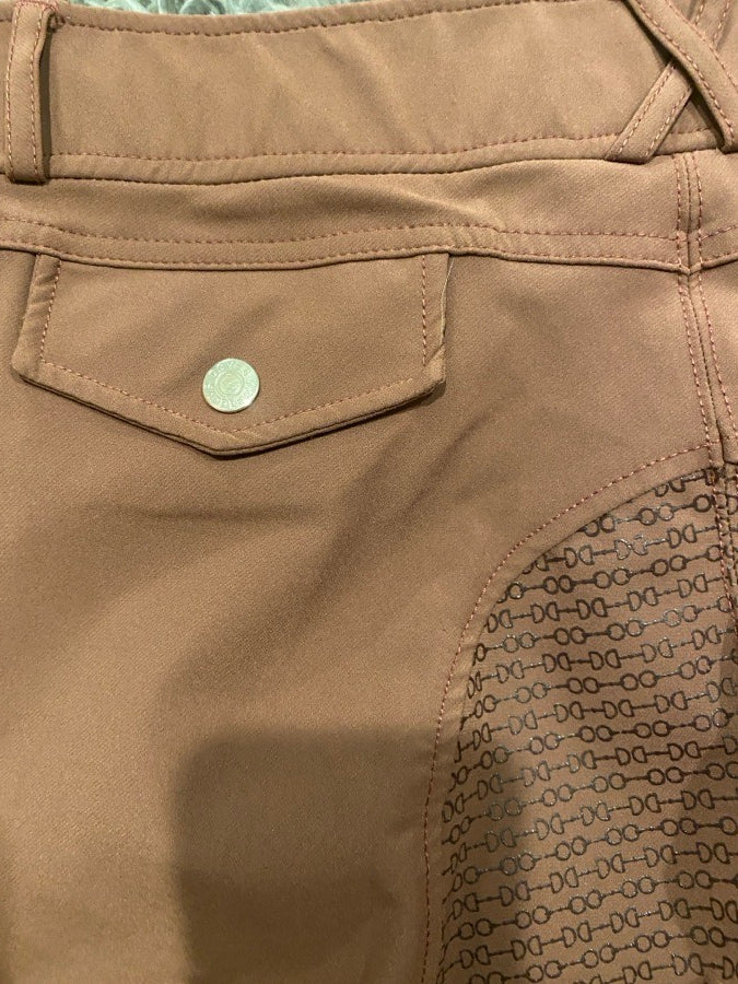 toasted mauve Dover saddlery full seat breeches