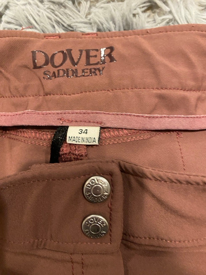 toasted mauve Dover saddlery full seat breeches