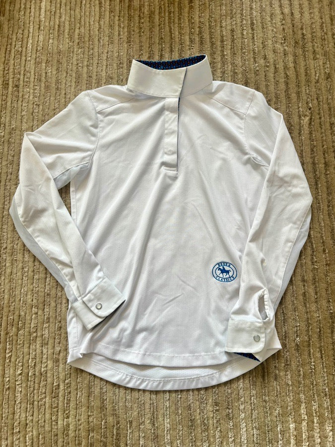 Essex Classics girls showshirt, sz M