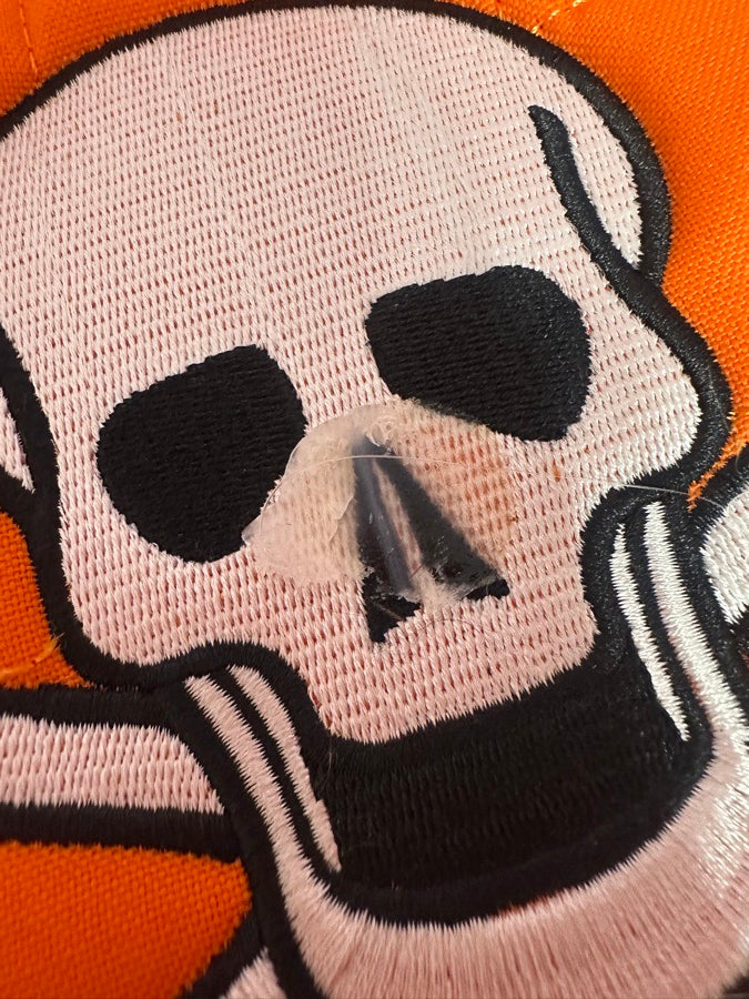 HORZE Orange skull saddle pad (2)