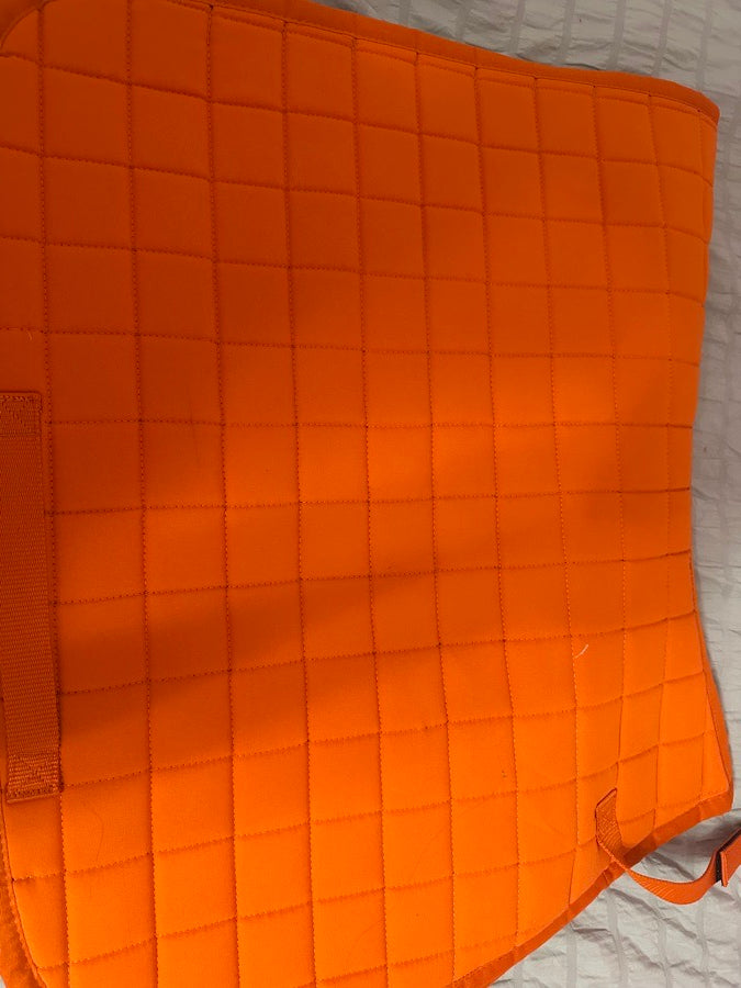 HORZE Orange skull saddle pad (3)