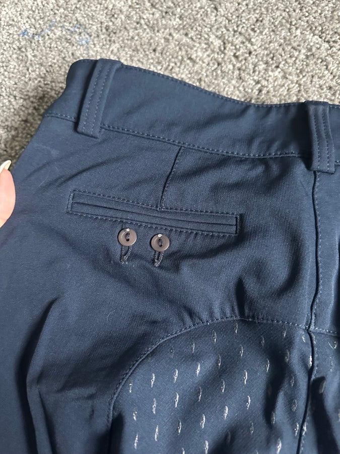 I-40 (26) Anna scarpati silicone full seat breeches