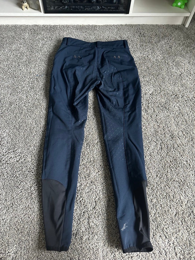I-40 (26) Anna scarpati silicone full seat breeches