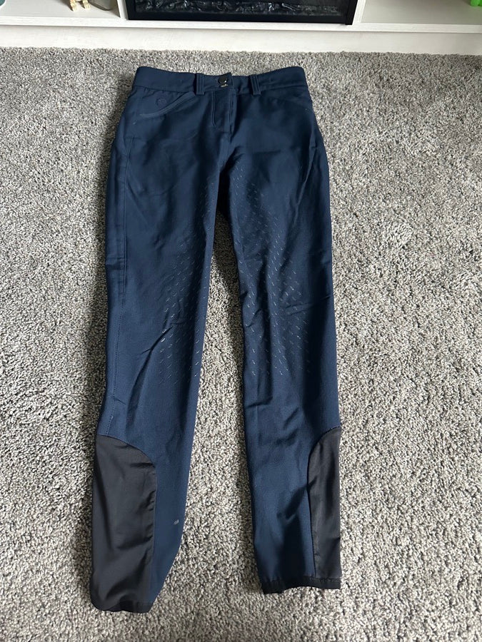 I-40 (26) Anna scarpati silicone full seat breeches