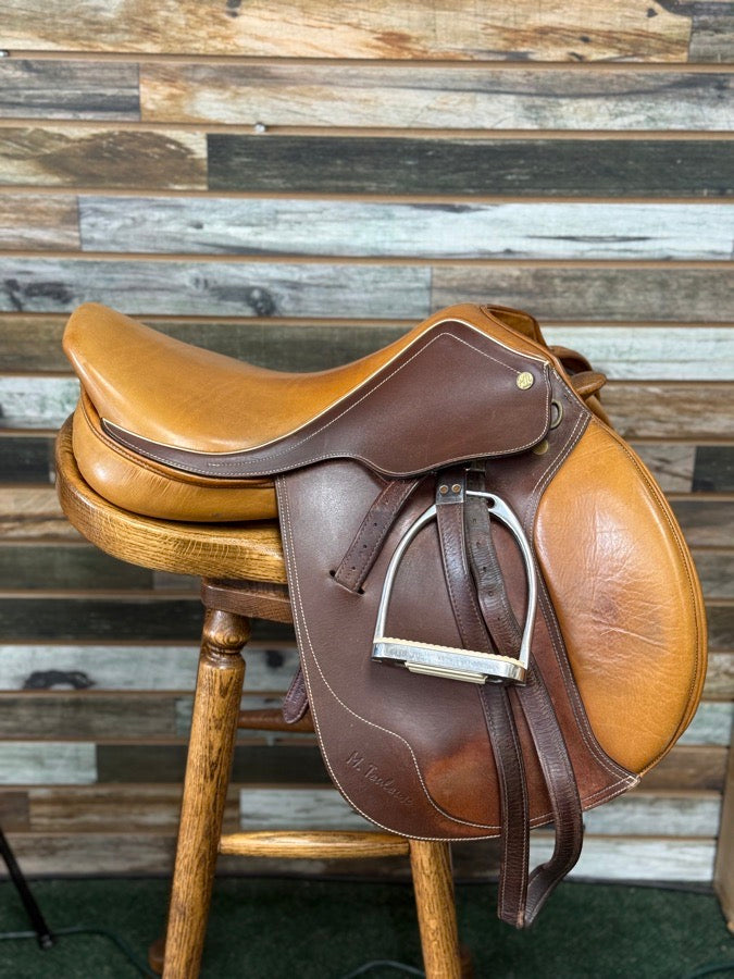 M.TOULOUSE Two-Toned M. Toulouse Jump Saddle 17” (8)