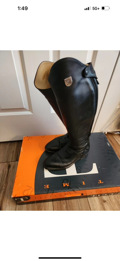 TUCCI Tucci Galileo with Toe Cap Tall Equestrian Boots (2)