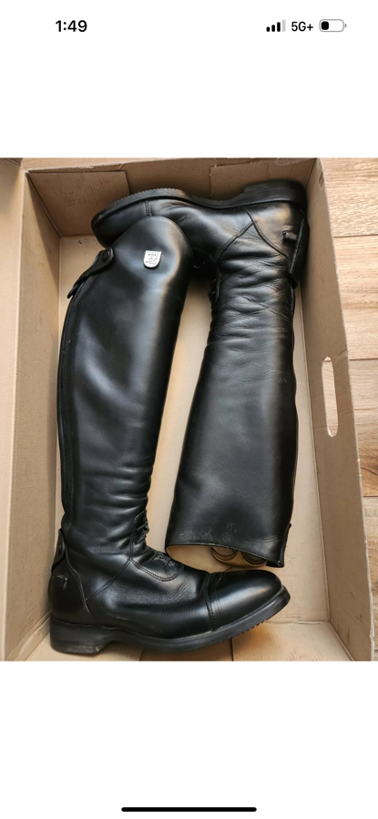 TUCCI Tucci Galileo with Toe Cap Tall Equestrian Boots