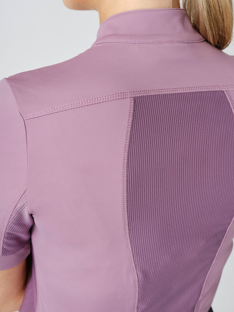 PS of Sweden Cecile Short Sleeve Top Shirt Purple Grape