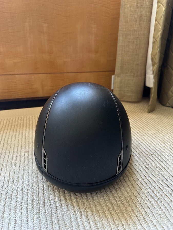 Samshield Miss Shield Black Shadowmatt 5 Swarovski Crystal Helmet - Size Medium