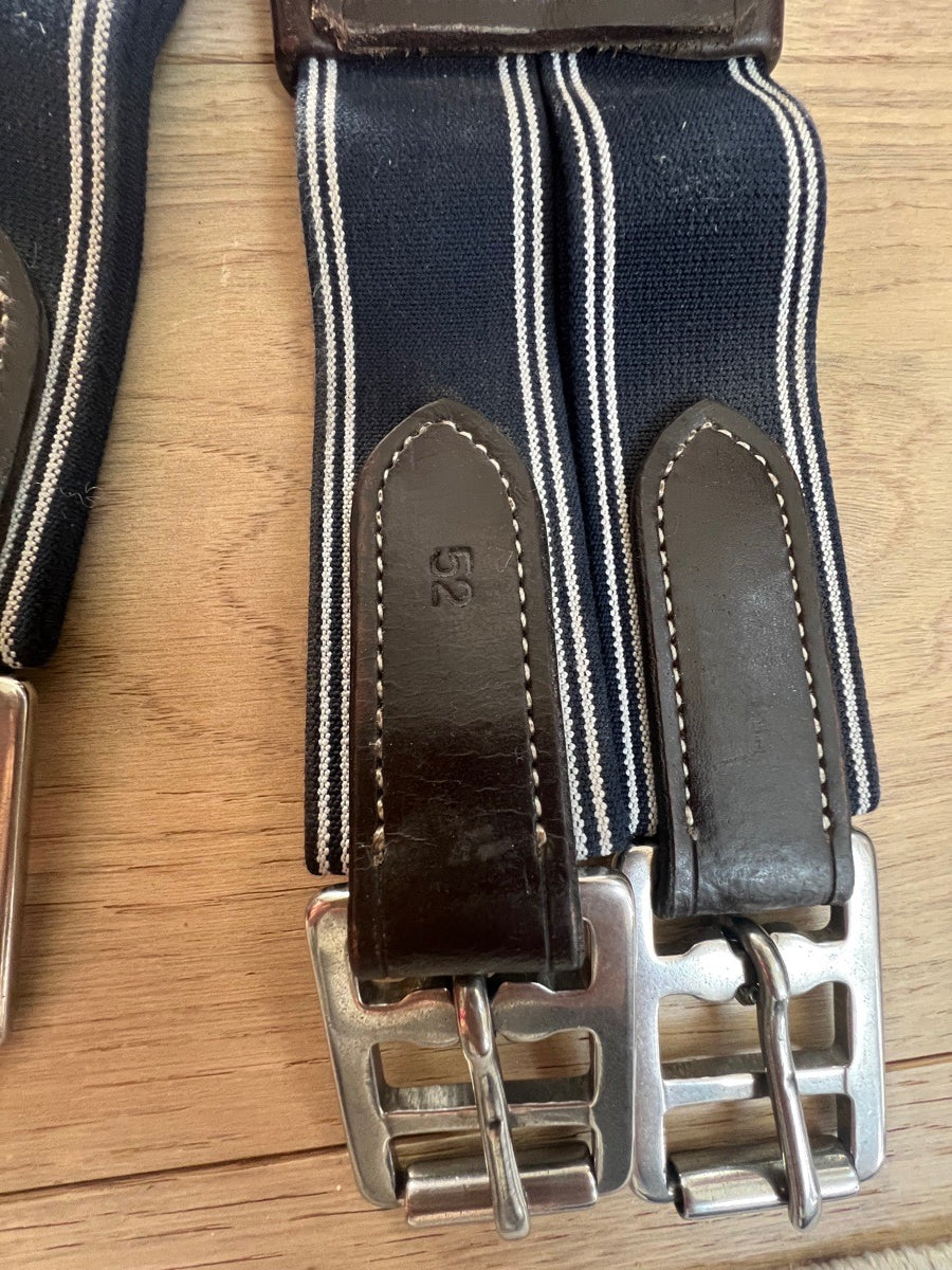 Size 52 Dover fancy stitched girth Havanna