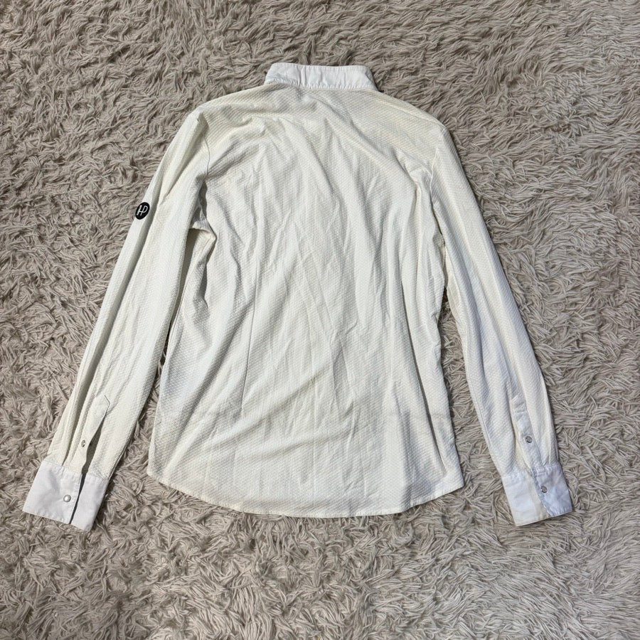 HORSEWARE IRELAND Women’s XXL White Horseware Long Sleeve Horseback Riding Show Shirt. Good Cond. (3)
