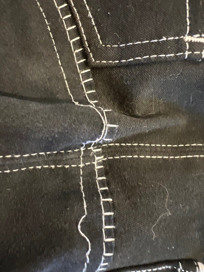 Black and white piper breeches