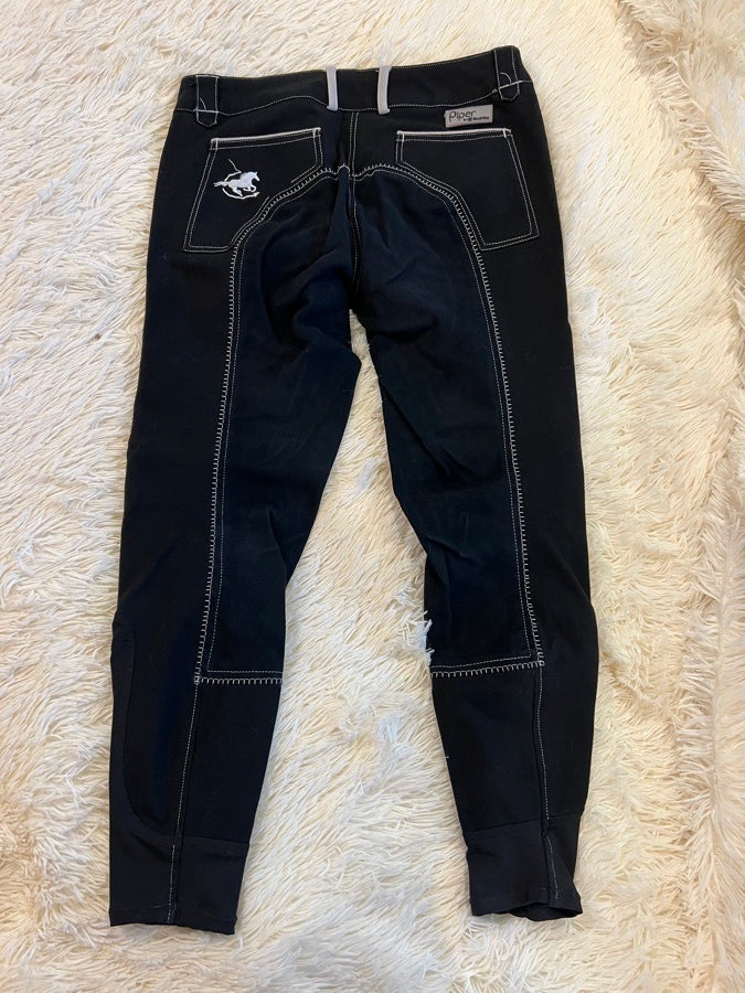 Black and white piper breeches