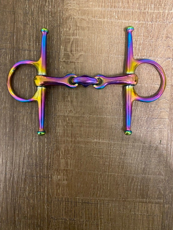 Rainbow stainless steel full cheek snaffle