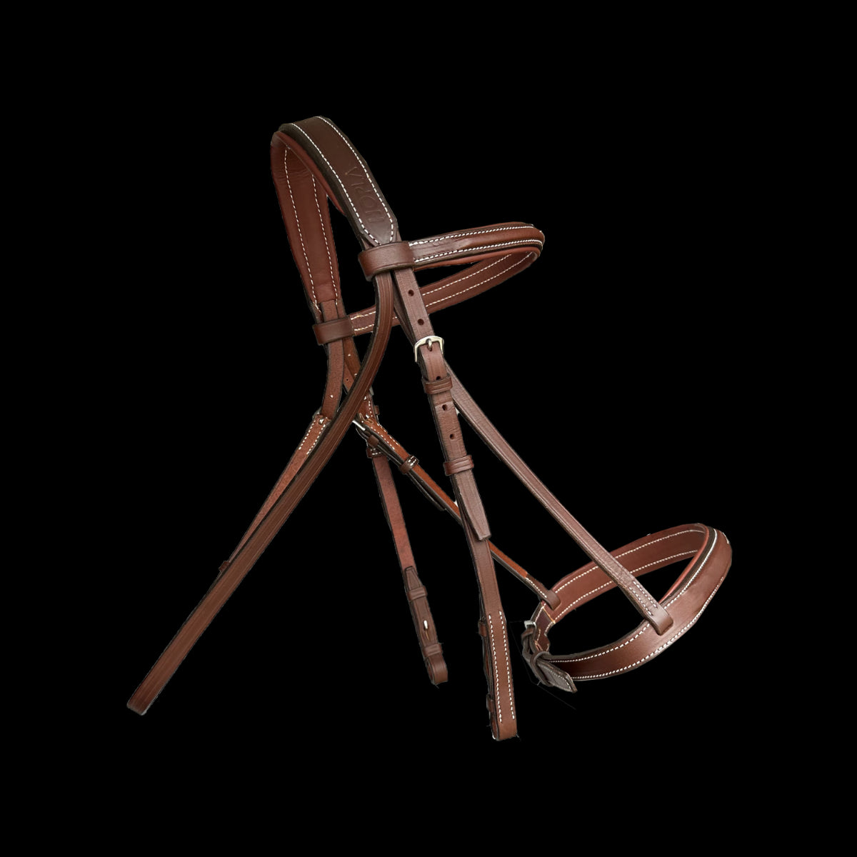 HOPLA Sellerie Hunter Bridle With Fancy Stitching