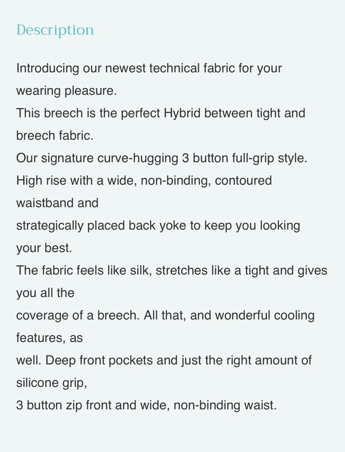 ROMFH: Evelyn 3-Button Full Grip Breech