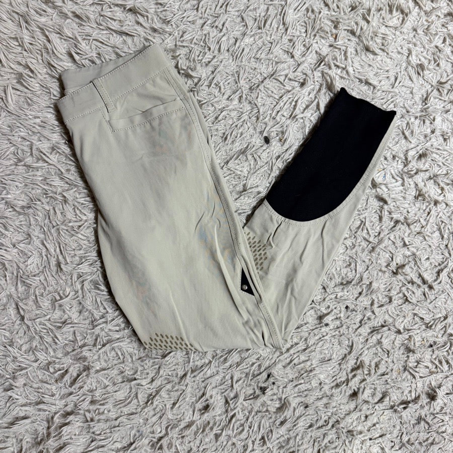 EQUILINE Women’s Size IT42 Tan Equiline Knee Patch Horseback Riding Breeches