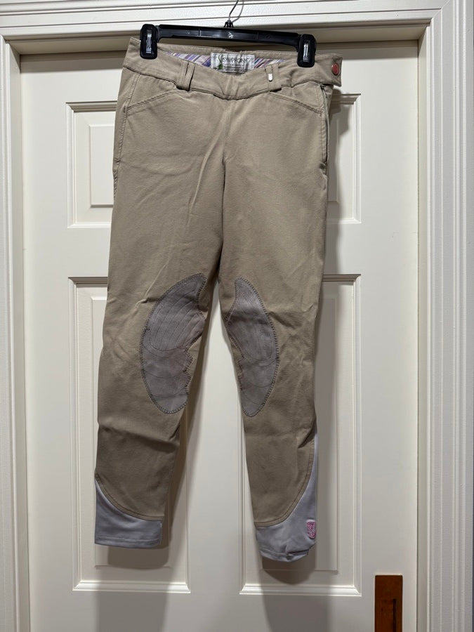Treated Symphony Beige Breeches 26R